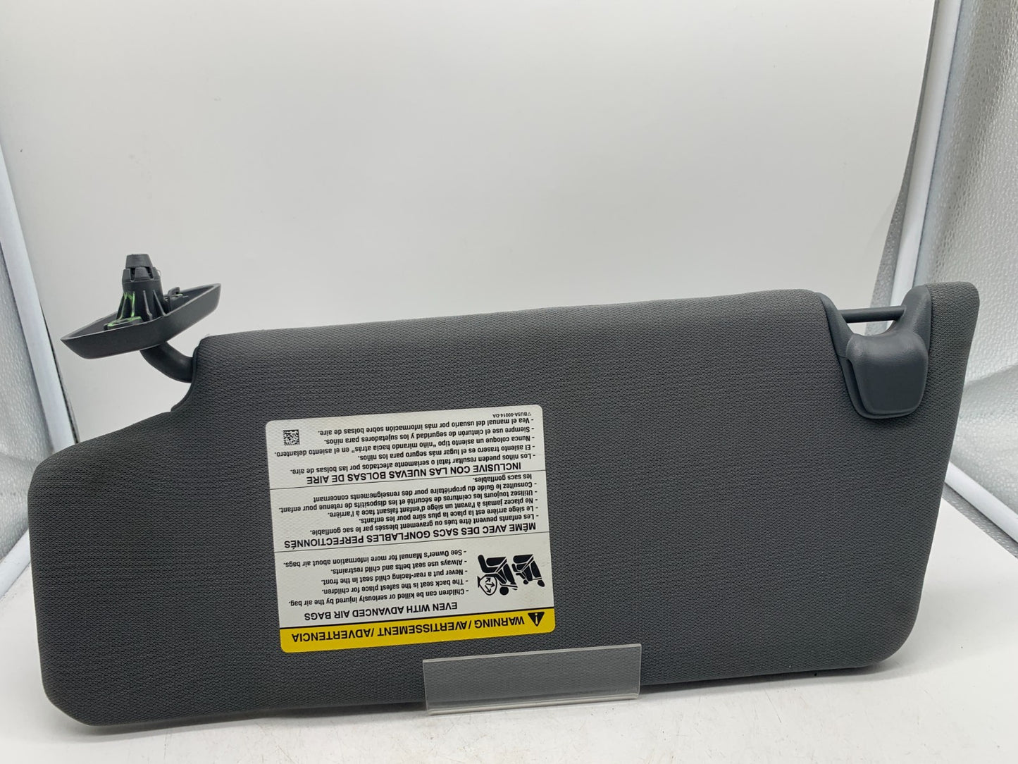 2011-2014 Ford F-150 Passenger Sun Visor Gray OEM A03B16004
