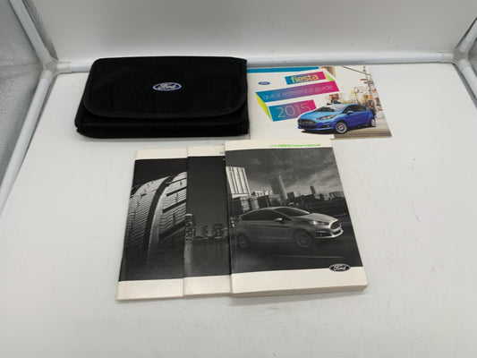 2015 Ford Fiesta Owners Manual Set with Case OEM E03B32010