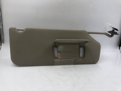 2011-2014 Toyota Sienna Passenger Sun Visor Illuminated Beige OEM A03B21052