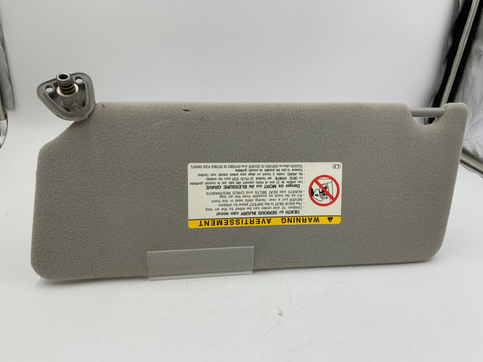 2002-2006 Toyota Camry Passenger Sun Visor Gray OEM A03B54040