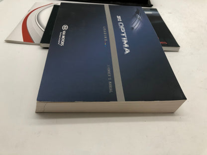 2012 Kia Optima Owners Manual Set with Case OEM R01B40014