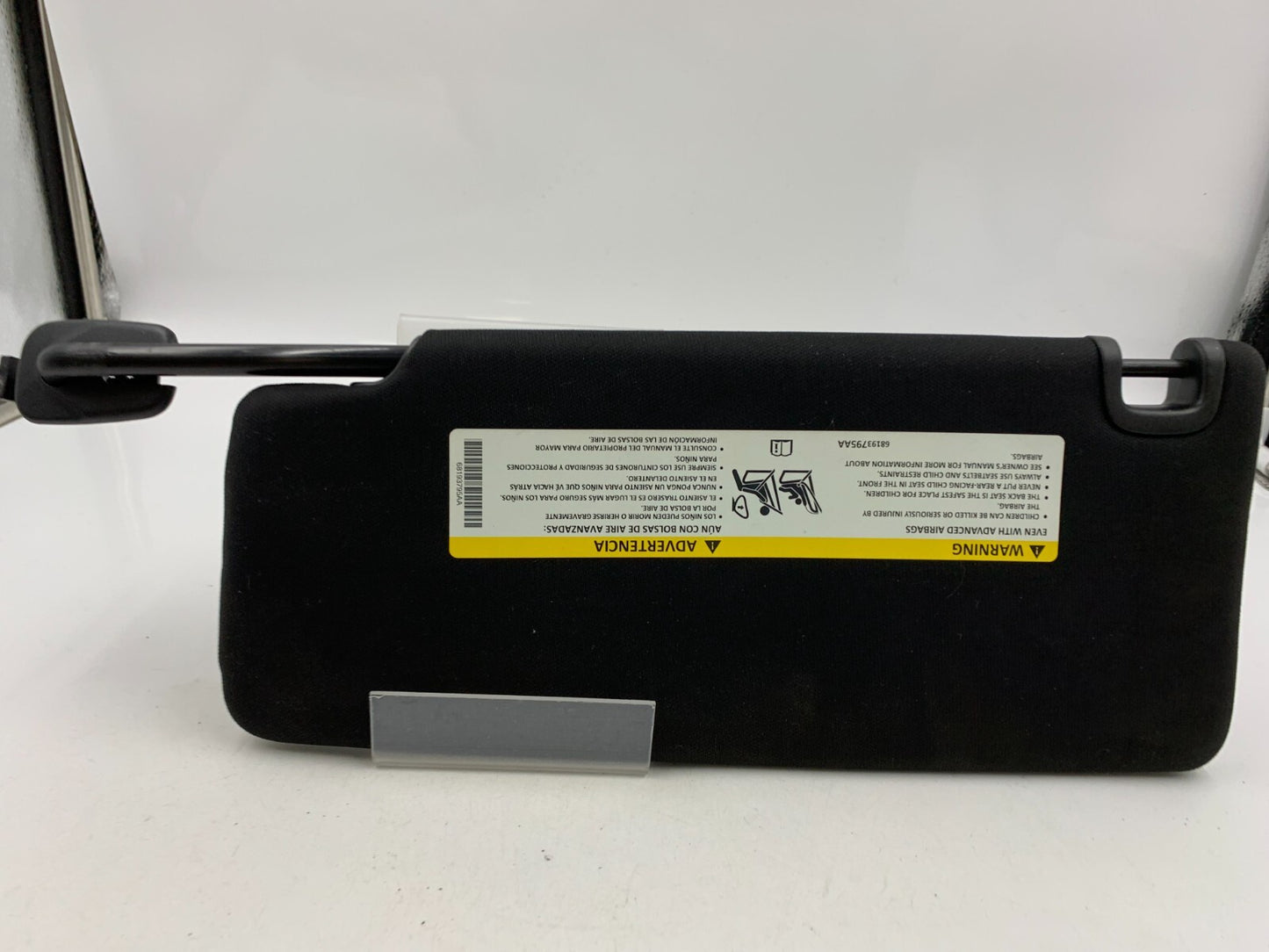 2015 Chrysler 200 Sedan Passenger Sun Visor Black OEM B02B35008