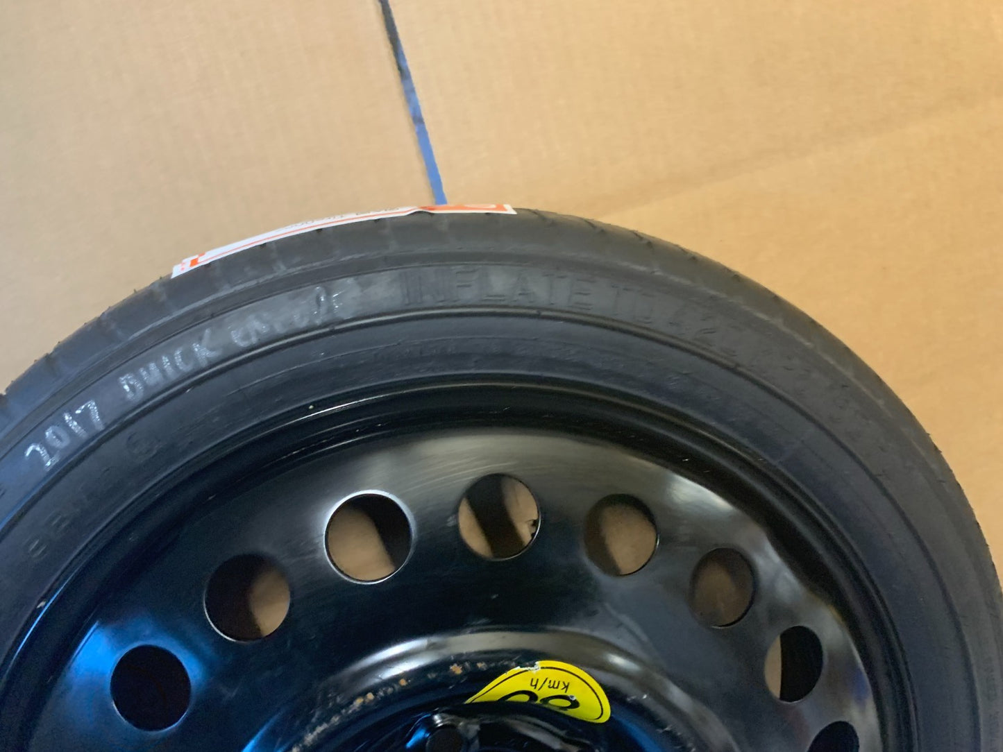 2013-2022 Buick Encore 16" Spare Tire Wheel Compact Donut T125/70R16