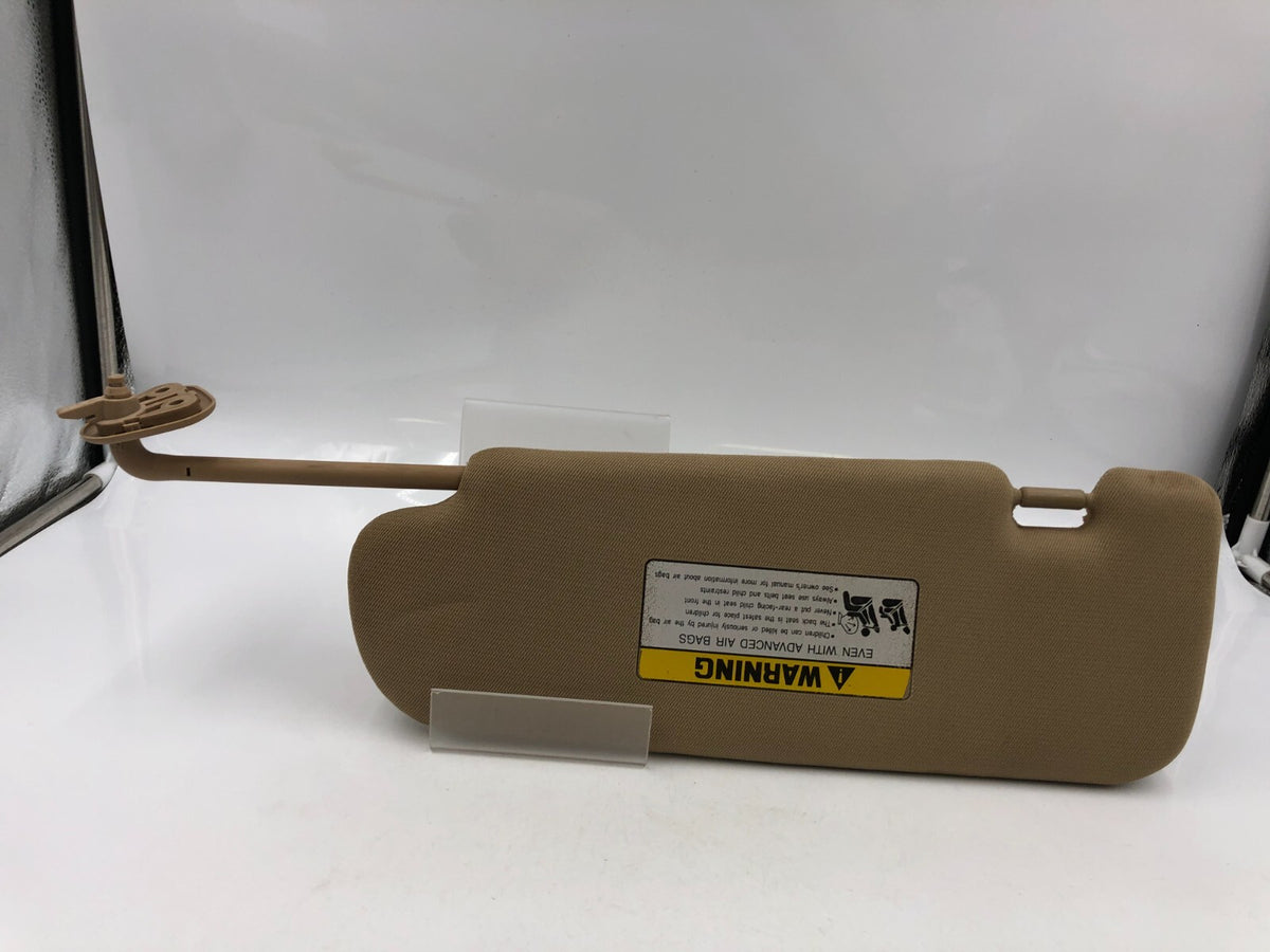 2011-2015 Hyundai Sonata Passenger Sun Visor Tan OEM D01B25064