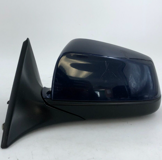 2009-2012 BMW 750i Driver Side View Power Door Mirror Blue OEM C04B08004