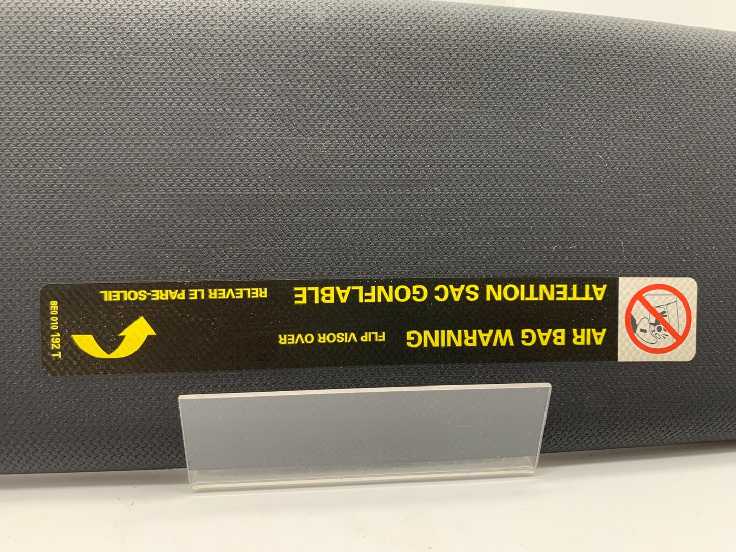 2012-2013 Audi A5 Driver Sun Visor Gray OEM C01B40005