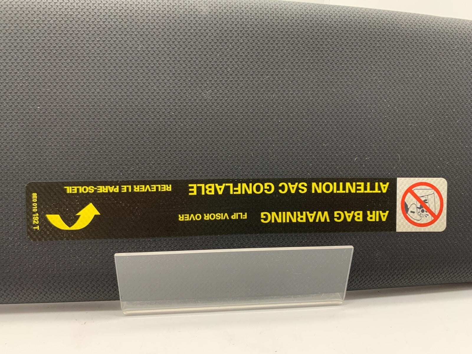 2012-2013 Audi A5 Driver Sun Visor Gray OEM C01B40005