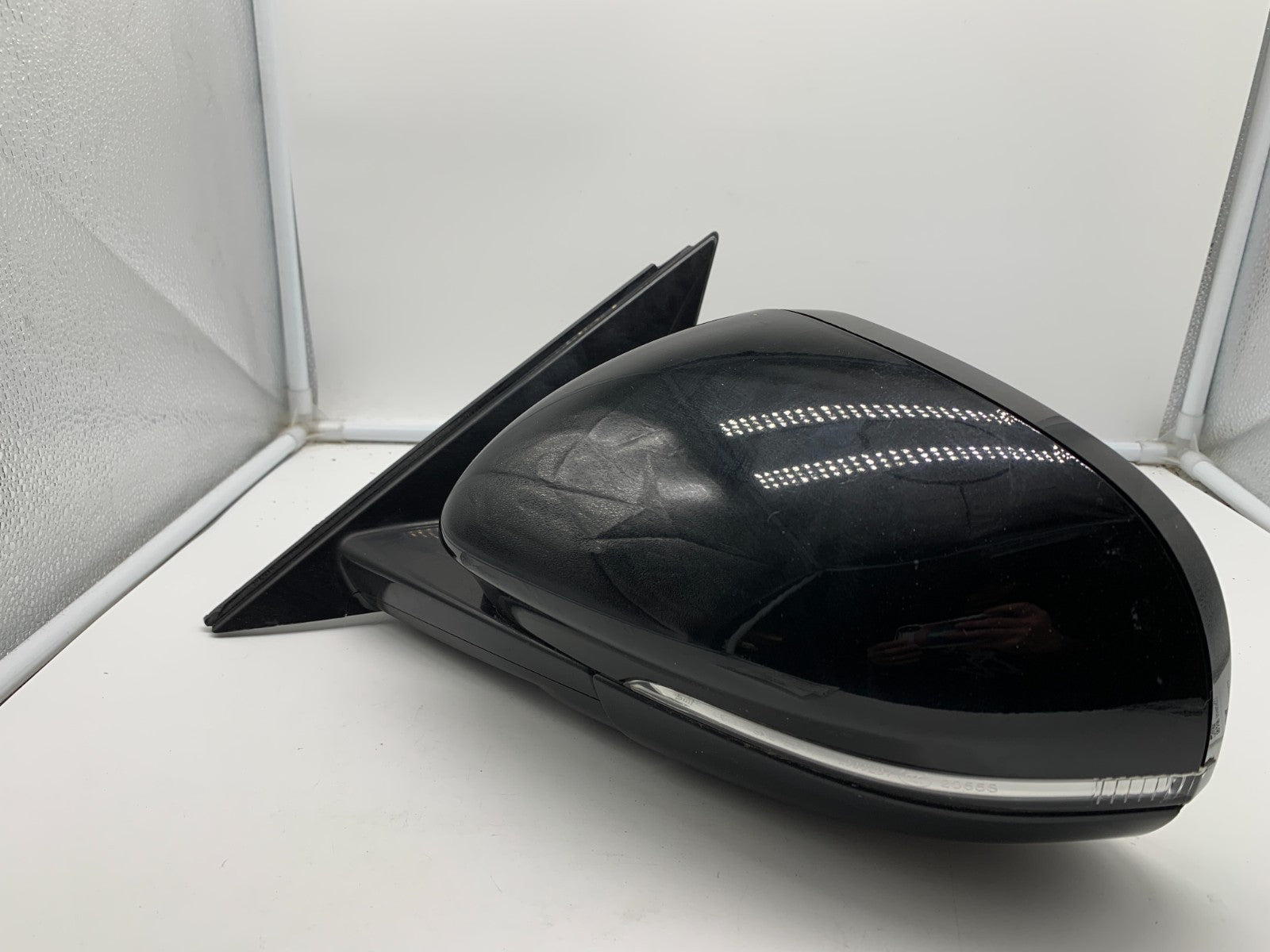 2017-2019 Jaguar XE Driver Side View Power Door Mirror Black BSA OEM B04B24001