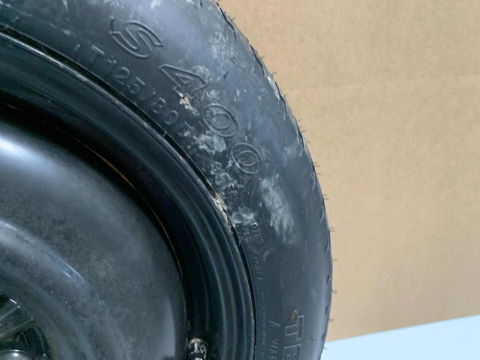 2013-2020 Hyundai Elantra 15" Spare Tire Compact Donut T125/80D15 Emergency