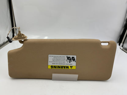 2007-2010 BMW X3 Passenger Sun Visor Illuminated Tan OEM D04B11048