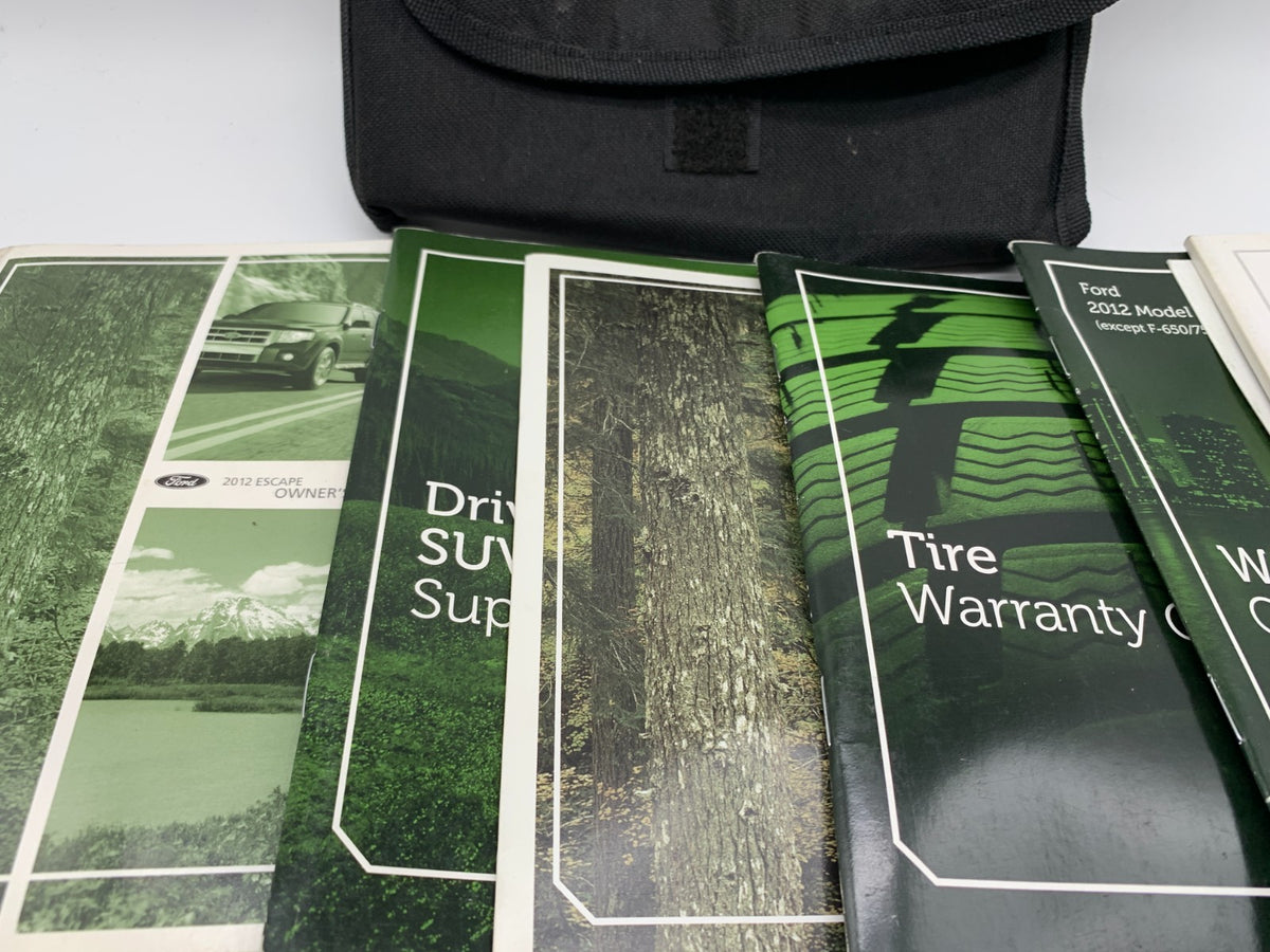 2013 Ford Escape Owners Manual Set with Case OEM C02B29030
