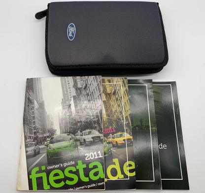 2011 Ford Fiesta Owners Manual Set with Case OEM C03B21053