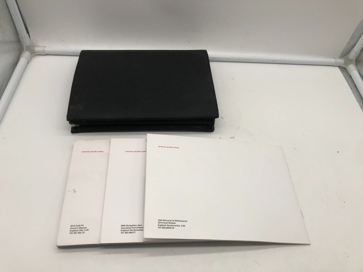2010 Audi A4 Owners Manual Set with Case OEM R01B22015