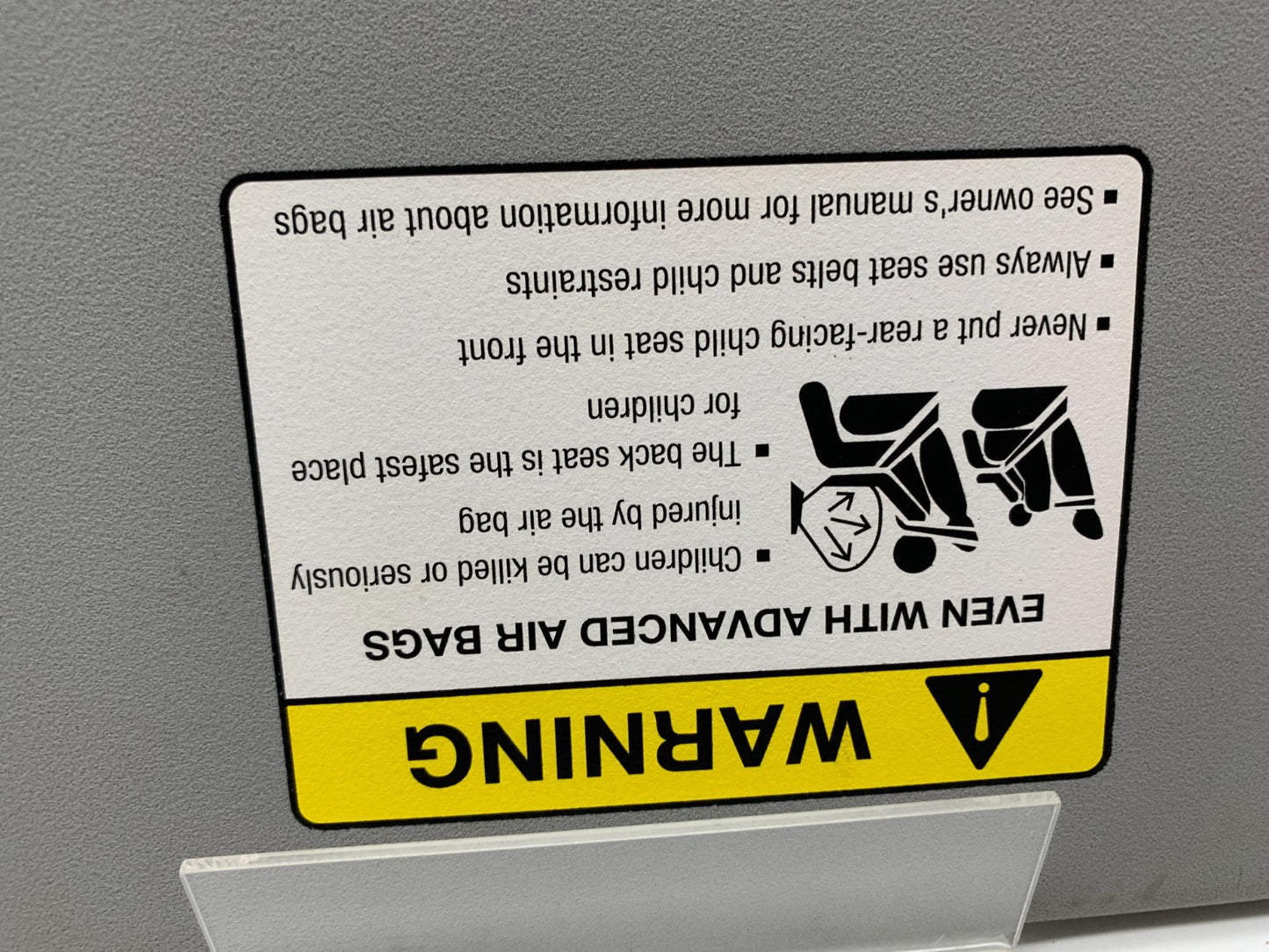 2004-2009 Mazda 3 Passenger Sun Visor Gray OEM C03B70013