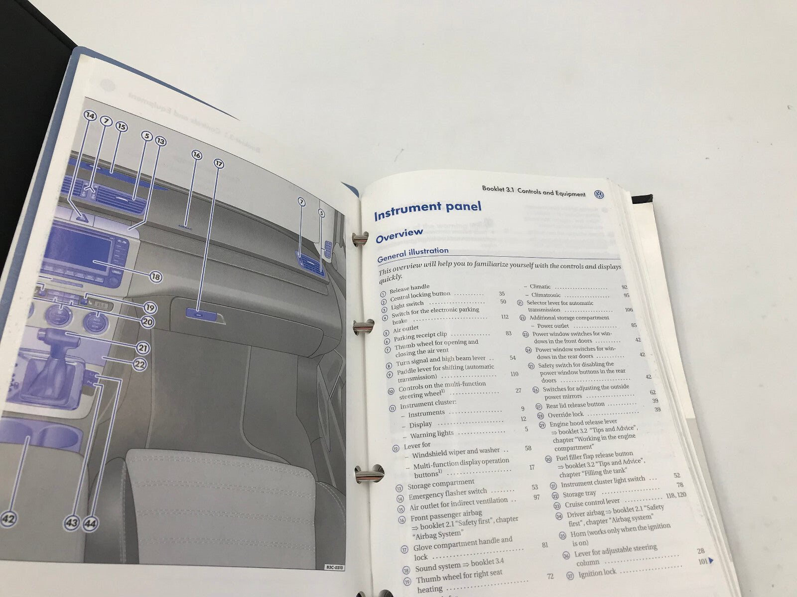 2006 Volkswagen Passat Owners Manual Set with Case OEM A01B21088