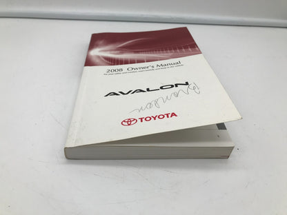 2008 Toyota Avalon Owners Manual OEM R01B27017