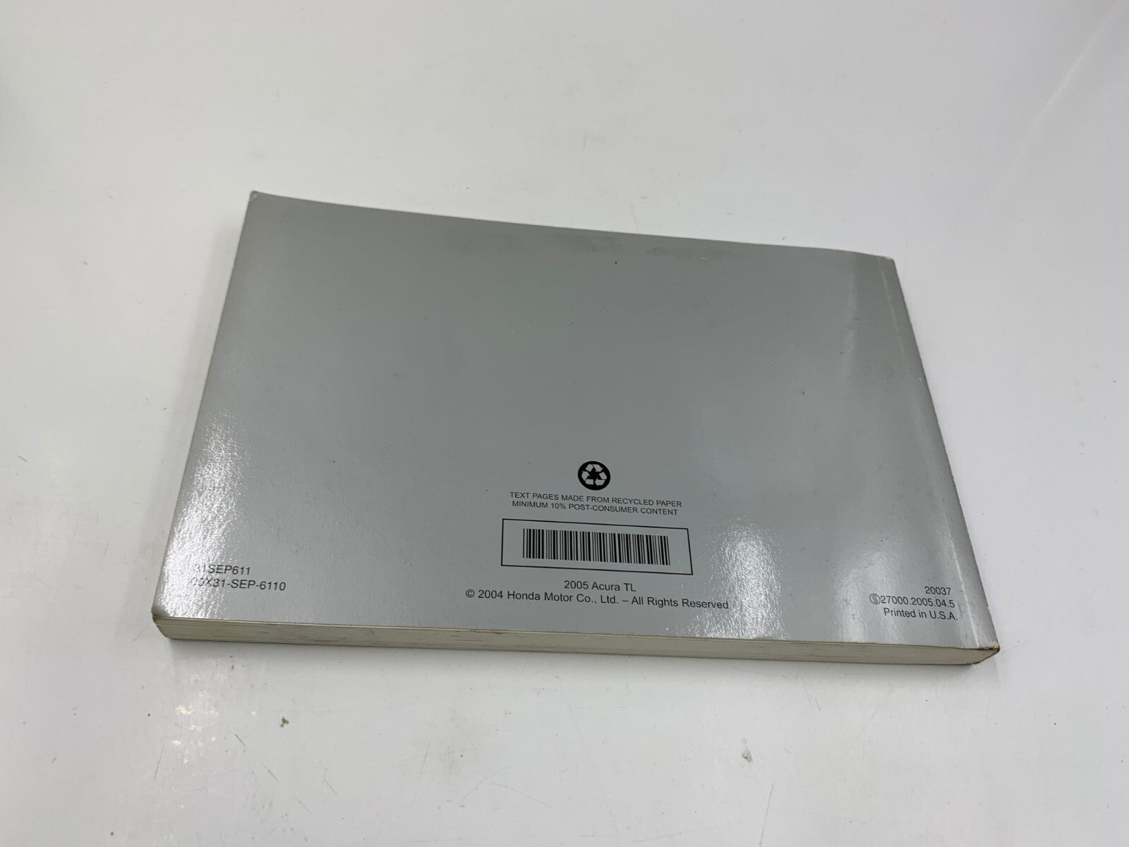 2005 Acura TL Owners Manual Set with Case OEM D01B16001