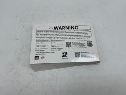 2021 Chevy Traverse Owners Manual OEM A03B43010
