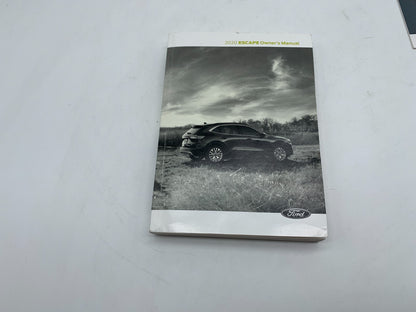 2020 Ford Escape Owners Manual Set with Case OEM C03B56019