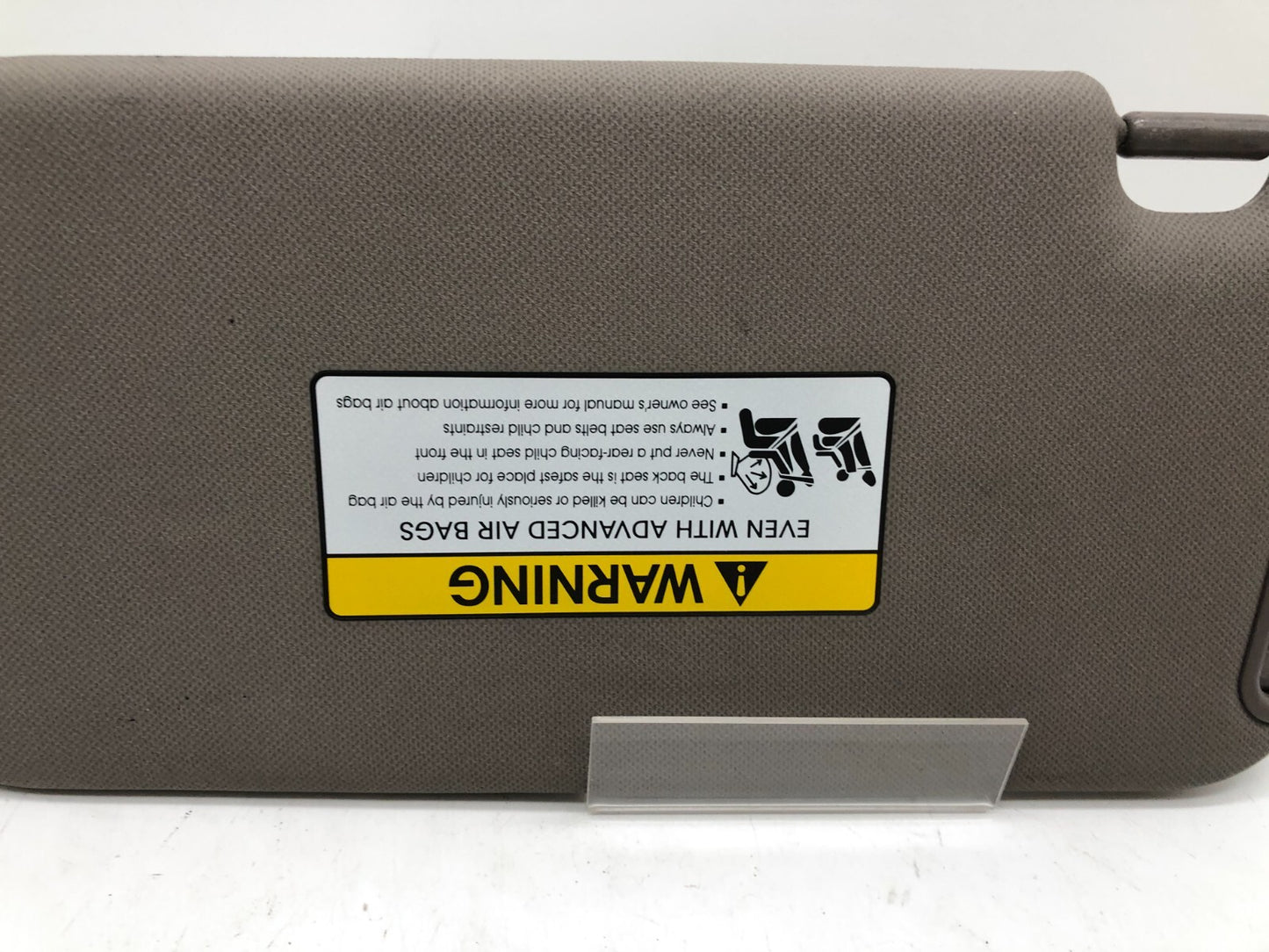 2010-2015 Hyundai Tucson Passenger Sun Visor Gray OEM A02B01031