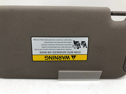 2010-2015 Hyundai Tucson Passenger Sun Visor Gray OEM A02B01031