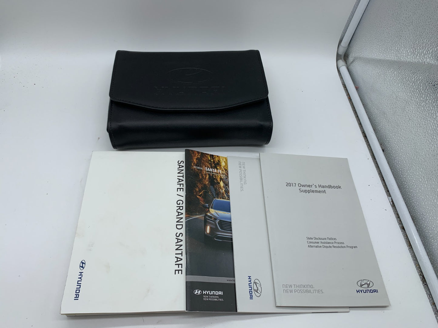 2017 Hyundai Santa FE Grand Santa Fe Owners Manual Set with Case OEM D02B67001