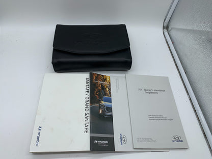 2017 Hyundai Santa FE Grand Santa Fe Owners Manual Set with Case OEM D02B67001
