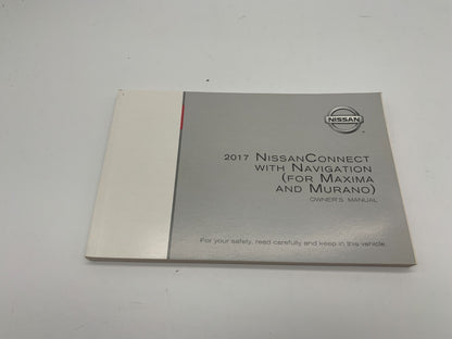 2017 Nissan Maxima Owners Manual Set with Case OEM