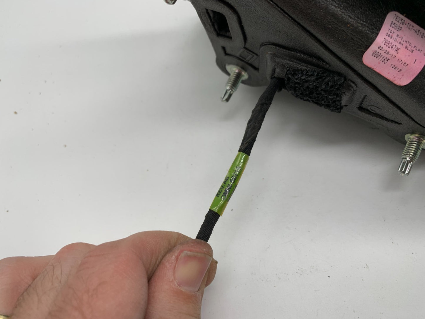 2017-2018 Honda Pilot Driver Side View Power Door Mirror Blue OEM