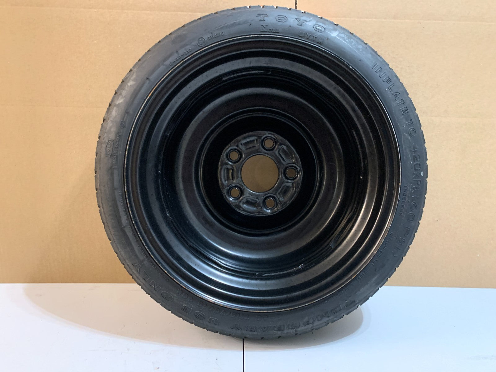 2010-2013 Mazda 3 Mazda3 15" Spare Tire Compact Donut T115/70D15 OEM T333