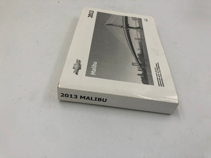 2013 Chevrolet Malibu Owners Manual OEM E04B45067