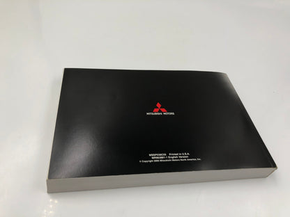 2005 Mitsubishi Endeavor Owners Manual Set with Case OEM B01B32038