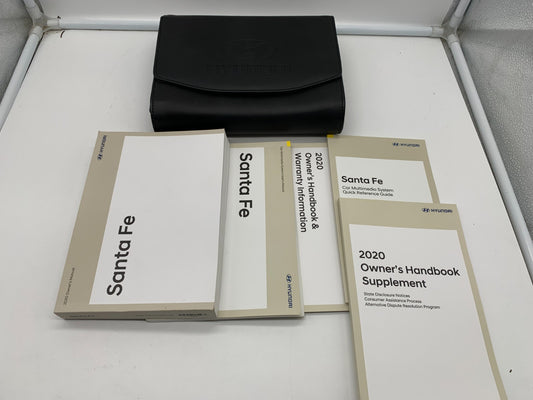2020 Hyundai Santa FE Sport Owners Manual Set with Case OEM C02B13062