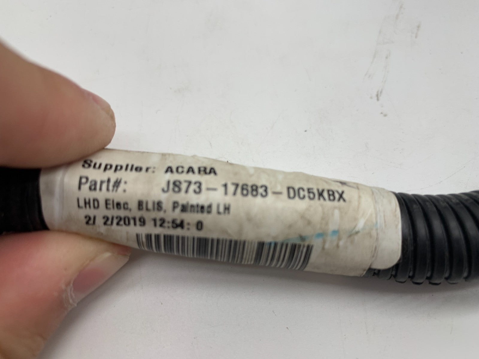 2019-2020 Ford Fusion Driver Side View Power Door Mirror Black BSA OEM C01B40002