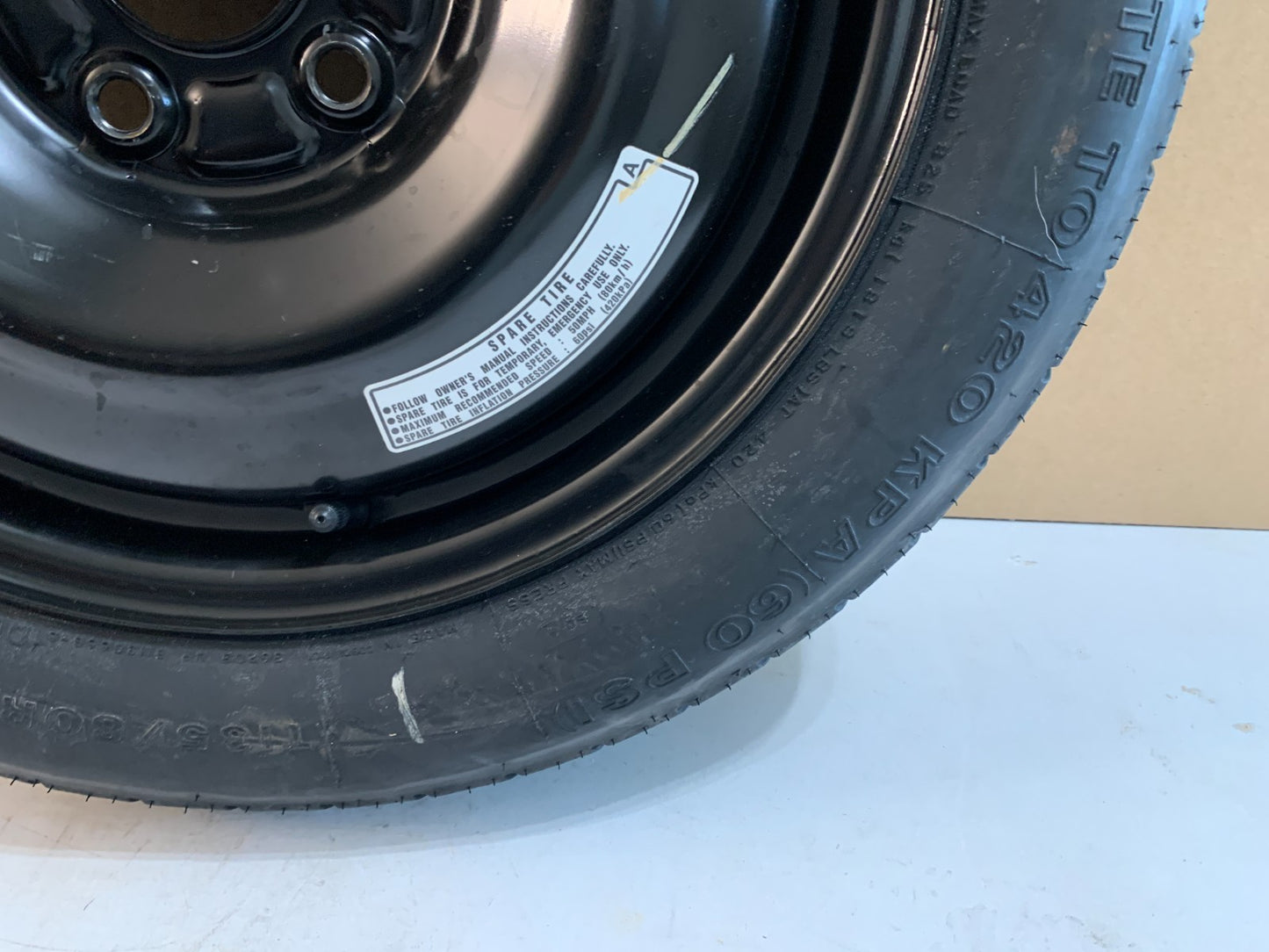 2004-2008 Acura TL 16" Spare Tire Wheel Compact Donut T135/80R16 Spare OEM
