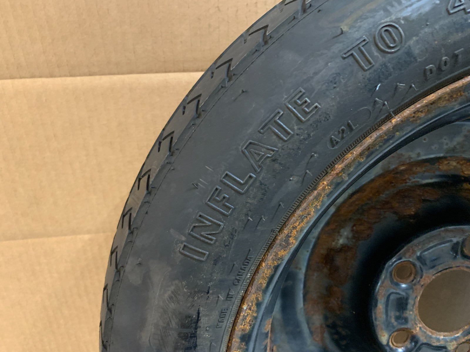 2012-2020 Dodge Grand Caravan 17" Spare Tire Compact Donut T145/80D17