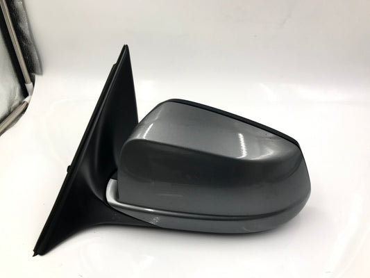 2012-2013 BMW 550i Driver Side View Power Door Mirror Gray OEM D02B57002
