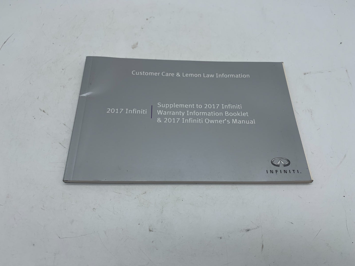 2017 Infiniti QX30 QX 30 Owners Manual Set with Case OEM