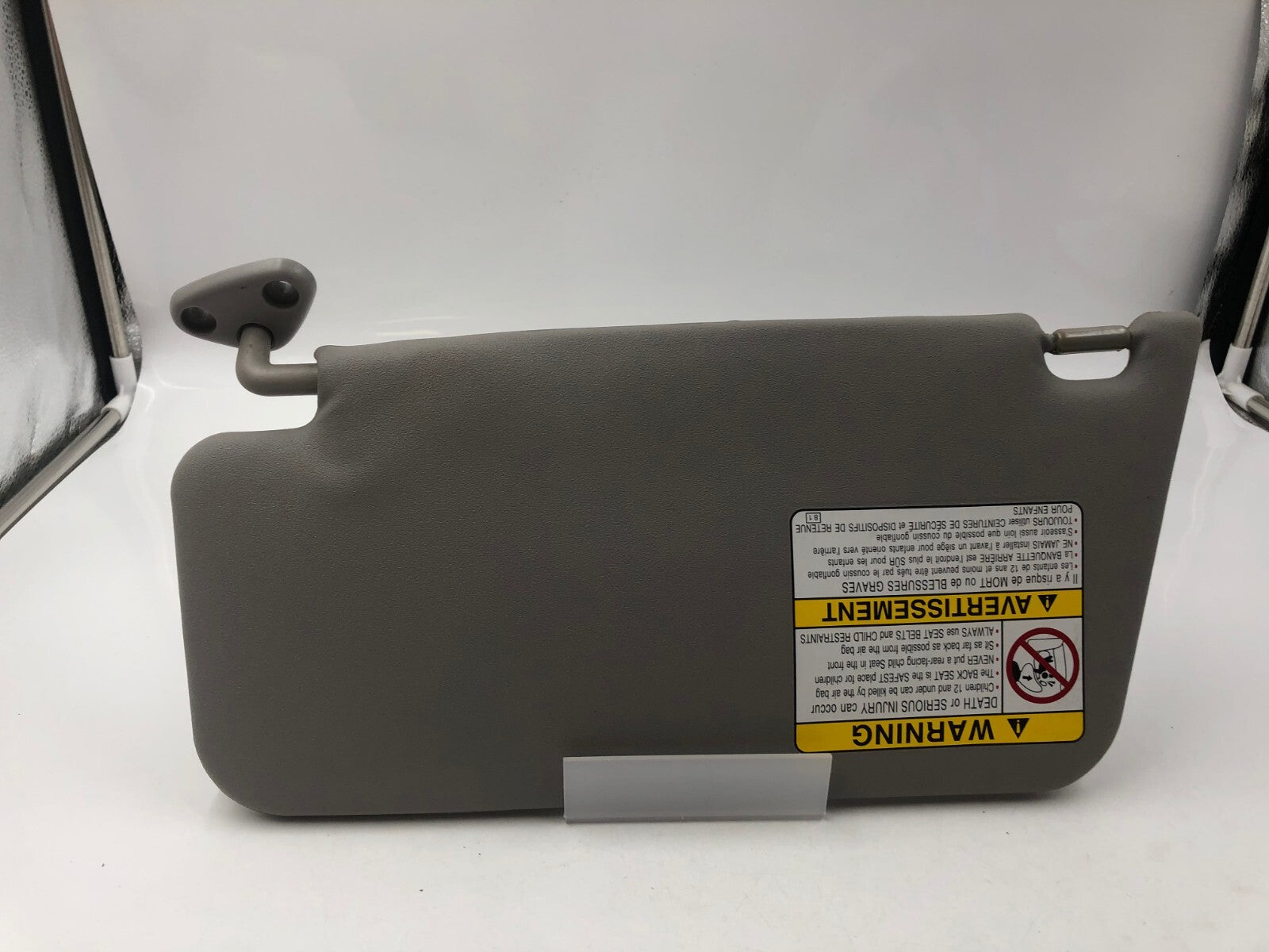 2001-2002 Subaru Forester Passenger Sun Visor Gray OEM C03B06055