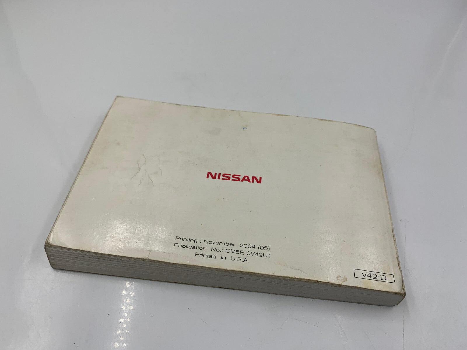 2005 Nissan Quest Owners Manual OEM D03B36050