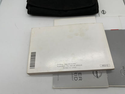 2014 Nissan Pathfinder Owners Manual Set with Case OEM D01B64009