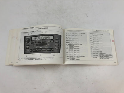 1999 Lexus ES300 ES 300 Owners Manual OEM D02B57005