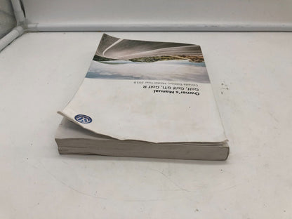 2018 Volkswagen Golf GTI Owners Manual OEM C02B40012