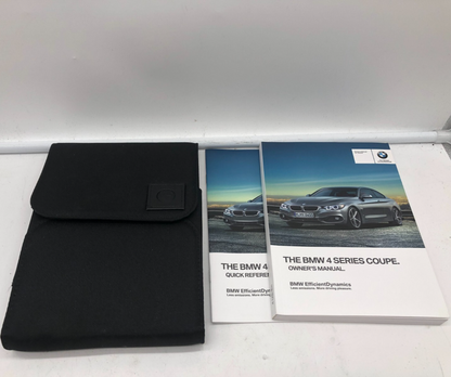 2016 BMW 4 Series Sedan Owners Manual Set with Case OEM B03B44003