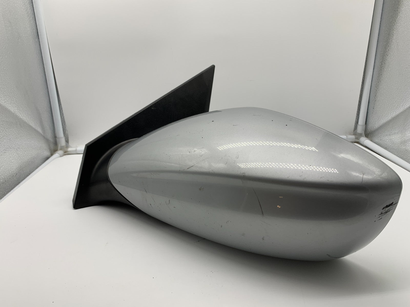 2011-2014 Hyundai Sonata Driver Side View Power Door Mirror Silver OEM B04B22037
