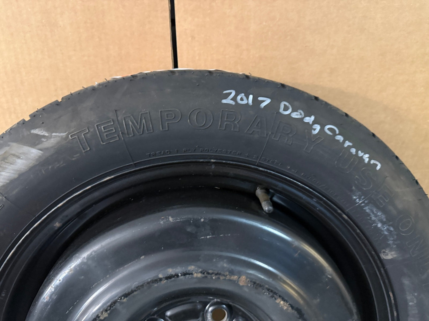 2012-2020 Dodge Grand Caravan 17" Spare Tire Wheel Donut Compact T145/80R17 OEM1