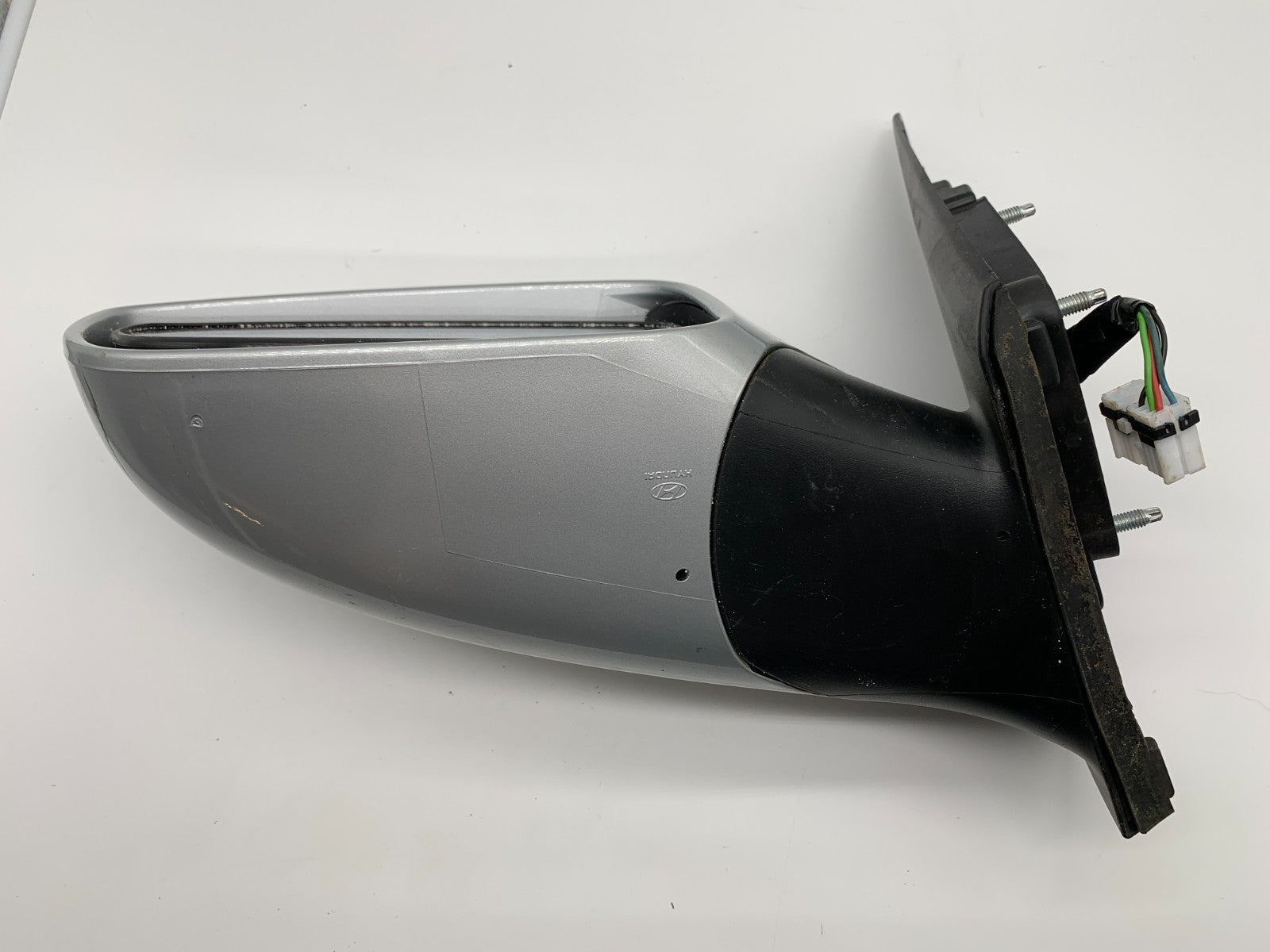 2011-2014 Hyundai Sonata Driver Side View Power Door Mirror Silver OEM B04B22037