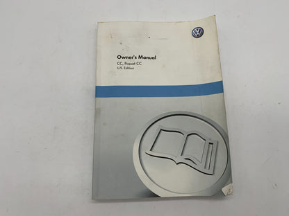 2010 Volkswagen Passat CC Owners Manual with Case OEM C02B03004