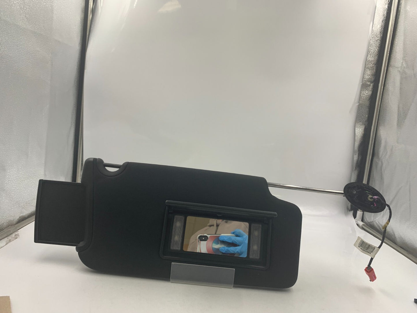 2011-2014 Dodge Charger Passenger Sun Visor Sunvisor Black Illuminated D02B34083