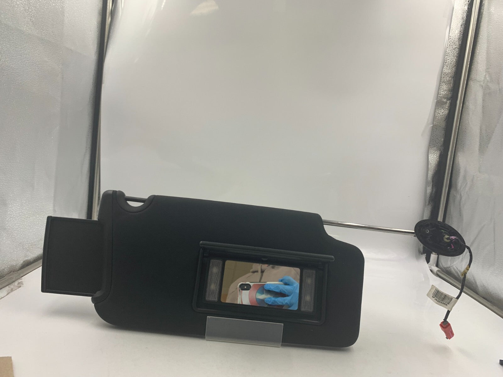 2011-2014 Dodge Charger Passenger Sun Visor Sunvisor Black Illuminated D02B34083